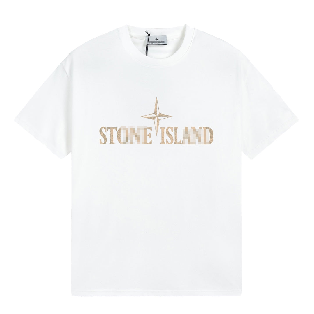 ST0NE lSLAND Pure Cotton T-Shirt #24