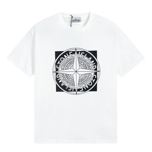 ST0NE lSLAND Pure Cotton T-Shirt #17