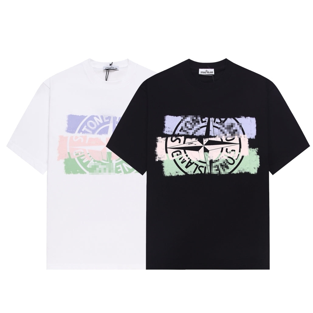 ST0NE lSLAND Pure Cotton T-Shirt #52