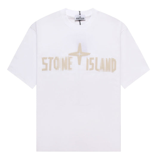 ST0NE lSLAND Pure Cotton T-Shirt #54