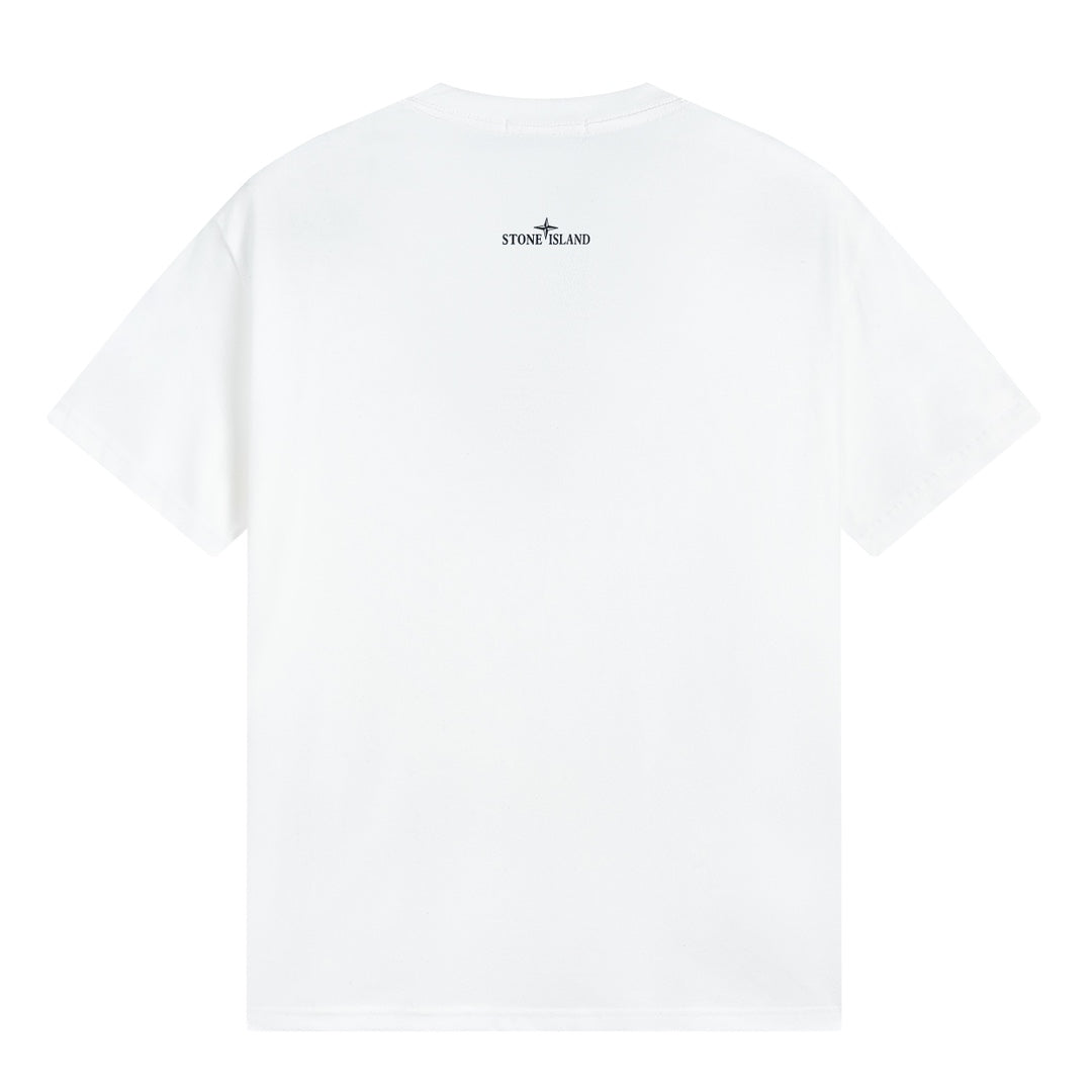 ST0NE lSLAND Pure Cotton T-Shirt #27