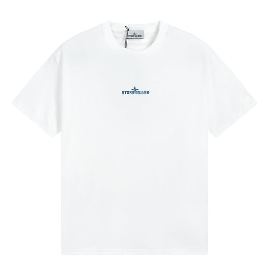 ST0NE lSLAND Pure Cotton T-Shirt #29