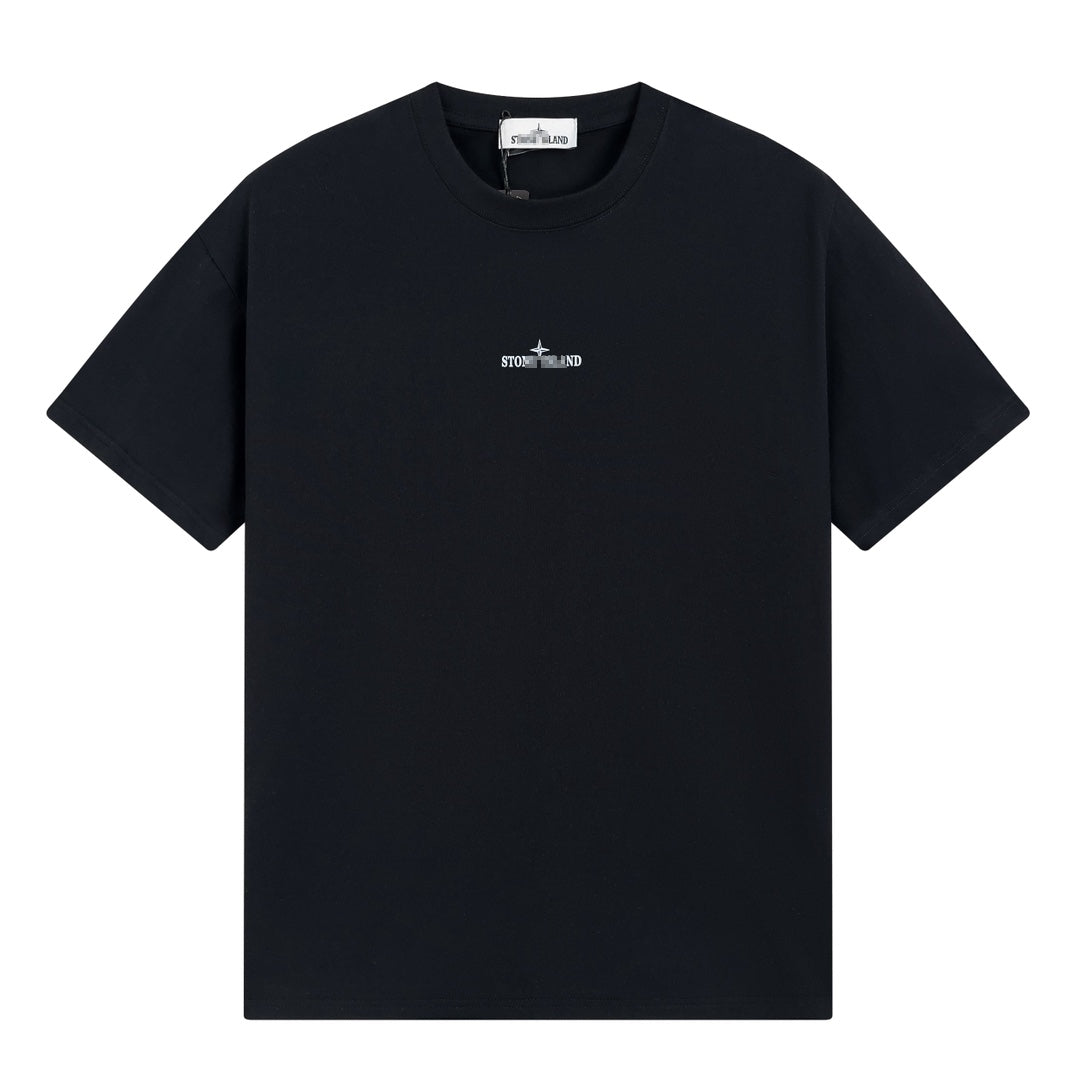 ST0NE lSLAND Pure Cotton T-Shirt #30