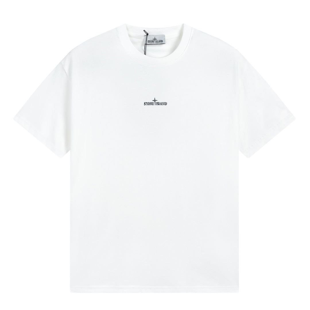 ST0NE lSLAND Pure Cotton T-Shirt #30