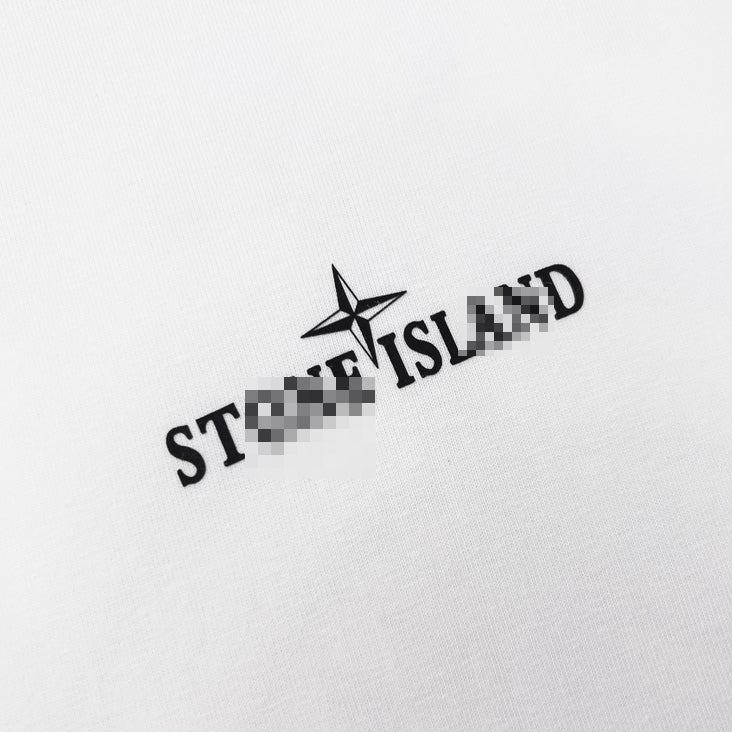 ST0NE lSLAND Pure Cotton T-Shirt #34