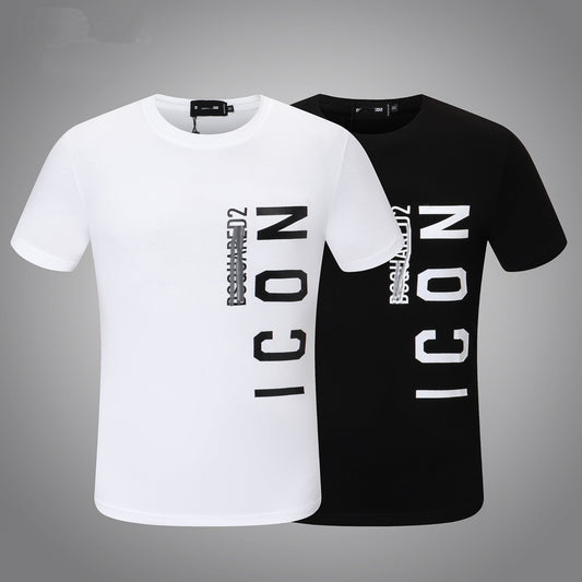 D2 Lettering Cotton T-shirt #32