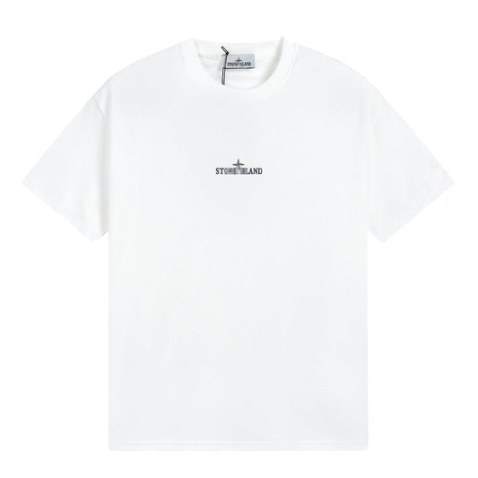 ST0NE lSLAND Pure Cotton T-Shirt #23