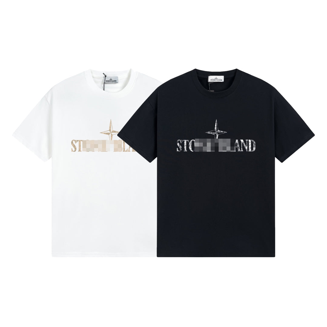 ST0NE lSLAND Pure Cotton T-Shirt #24